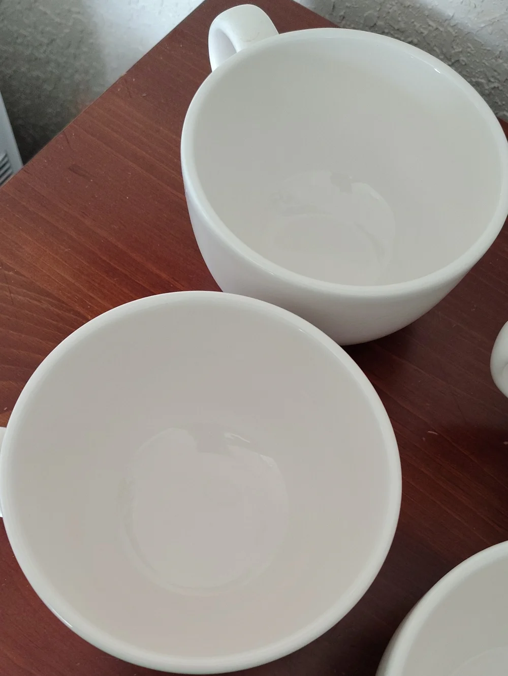 Pottery Barn Sauselito Mugs Set Of 4 Cream Color